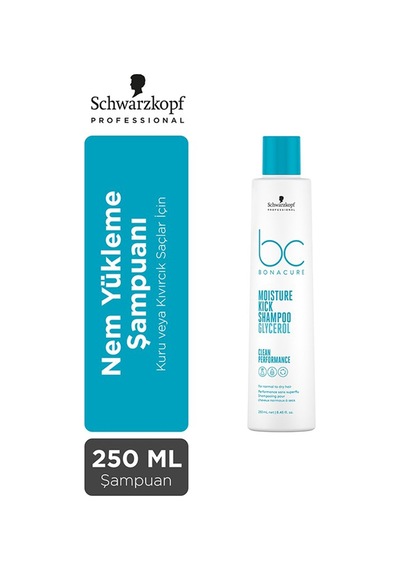 Bc Bonacure Moisture Kick Kuru Ve Susuz Saçlara Kadar Saçı Arındırıp Nemlendirici Şampuan 250ml/