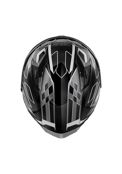 Gıvı 50.9 Assault Siyah-tıtanıum-gri Kask Sıyah-grı