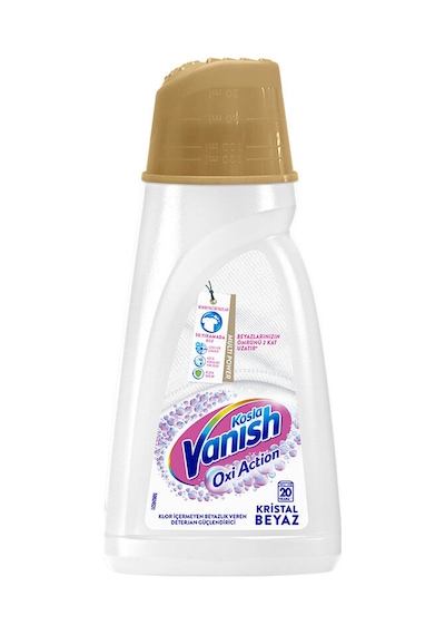 3 Adet Vanish Kosla Multipower Beyazlar Için 1000 Ml Sıvı Leke Çıkarıcı Deterjan Güçlendirici
