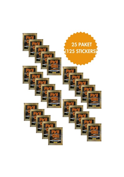 Toyika Panini Lisanslı World Class 2024 Koleksiyon 25 Paket 125 Stickers Çıkartma