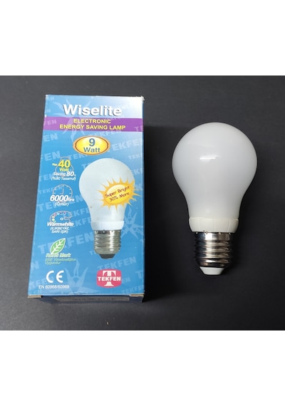 Tekfen Tasarruflu Ampul 9W Günışığı