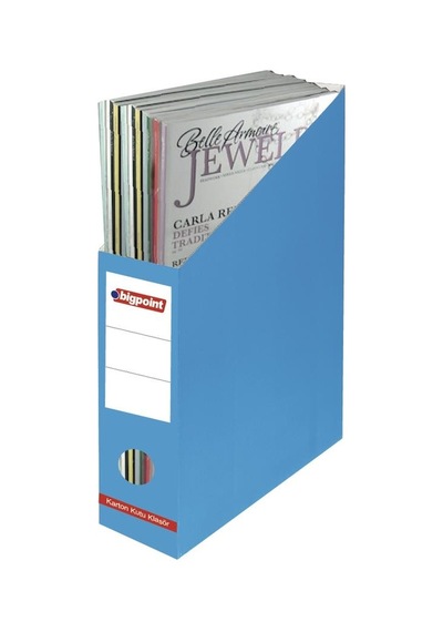 BIGPOINT MAGAZINLIK KARTON MAVI 6 LI (BP120-35)