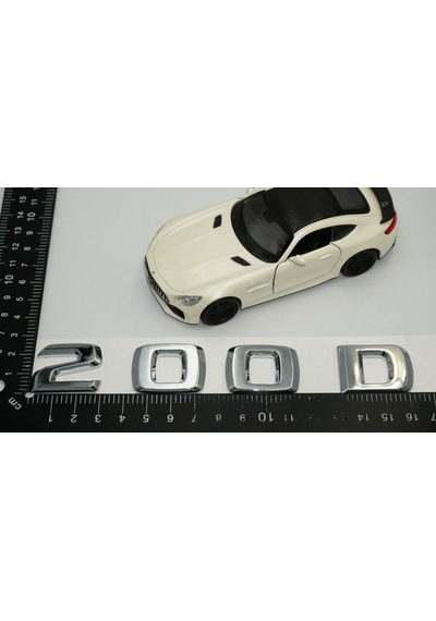 200 D Bagaj Krom ABS 3M 3D Yazı Logo Ürün