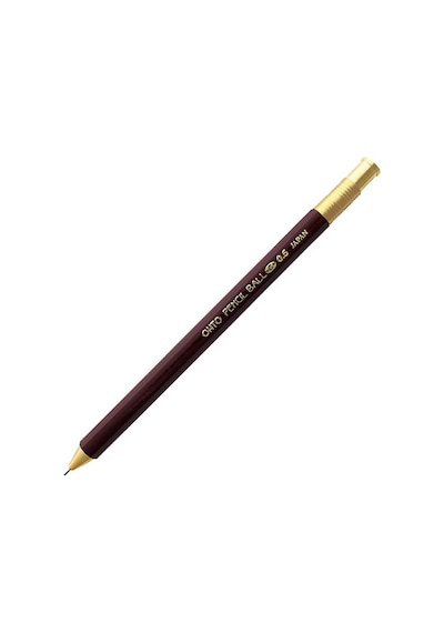 Ohto Wooden Tükenmez Kalem Bordo Nkg-450E