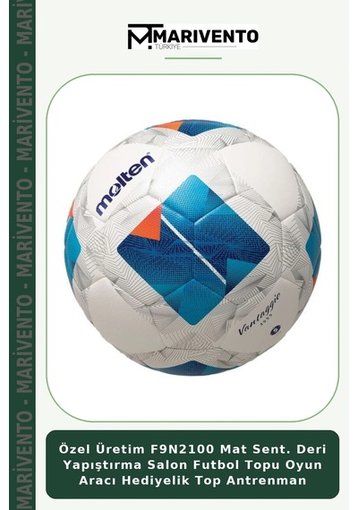Özel Üretim F9n2100 Mat Sent. Deri Yapıştırma Salon Futbol Topu Oyun Aracı Hediyelik Top Antrenman Çok Renkli