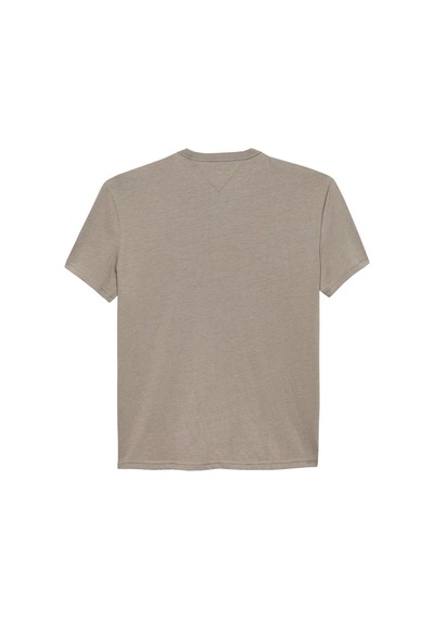 Tommy Hilfiger Tjm Reg Badge Tee Ext Erkek Gri T-shirt - Dm0dm22667