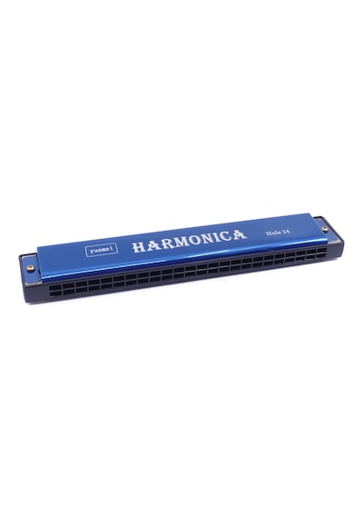 Harmonica Büyük Boy Mızıka Mavi