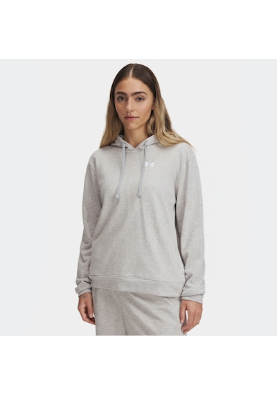 Under Armour Rival Terry Kadın Gri Kapüşonlu Sweatshirt Gri
