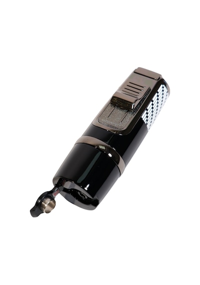 Cohiba 3 Torch Pürmüz Siyah-beyaz Desenli Metal Puro Çakmağı - Tr9245