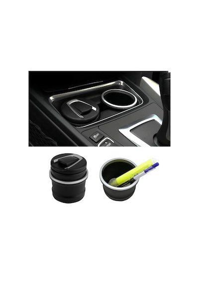 Bmw Tip Led Işıklı Küllük Araç Oto Araba Küllük