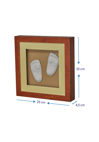Baby Memory Prints Bmp081 3D Çerçeve (Ceviz) Kahverengi