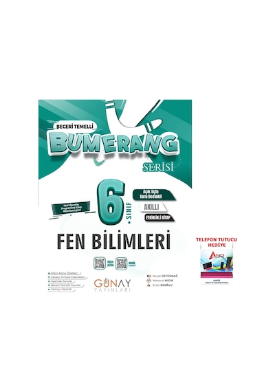 Günay 2025-2026 6. Sınıf Fen Bilimleri Bumerang Konu Anlatımlı