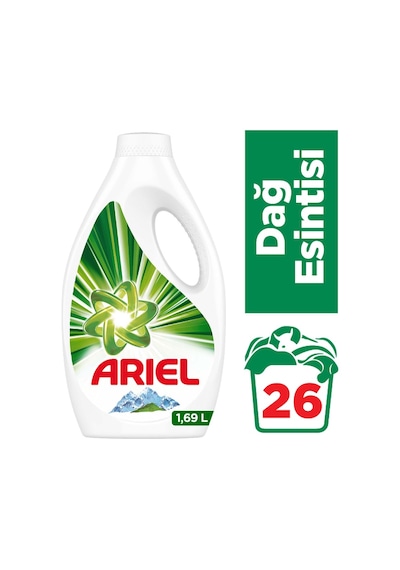 Ariel Dağ Esintisi Sıvı Çamaşır Deterjanı 26 Yıkama 1690 ML