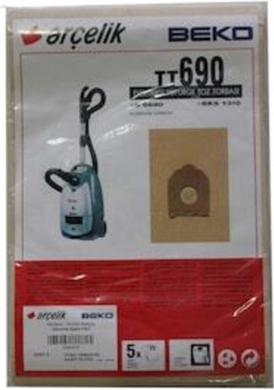 Tt 690 Elektrikli Süpürge Toz Torbası 5 Adet
