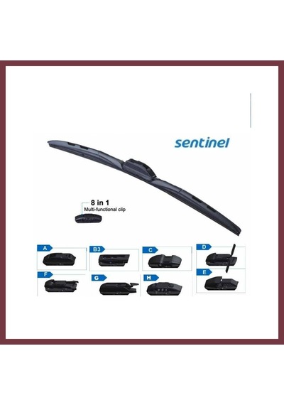 Storeşahin Sentinel Hybrid Silecek 8 Aparatlı 480mm Shn0720