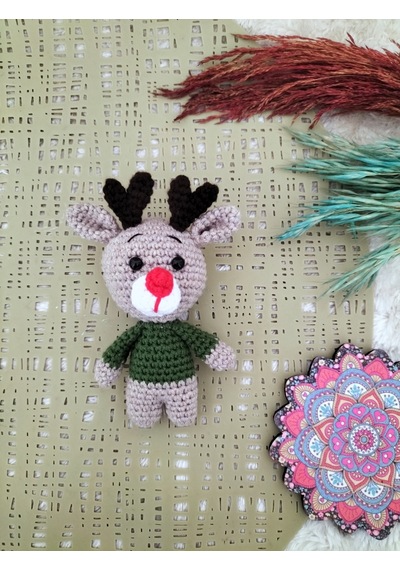 Amigurumi Geyik Anahtarlık