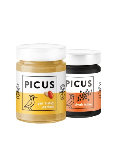 Picus Fıstık Ezmesi 300 G + Siyah Tahin 210 G
