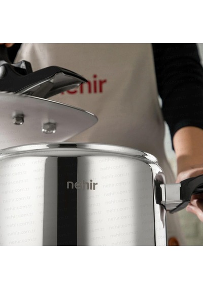 Ayrex Nehir Silver Trend Paslanmaz Çelik 6 Litre Düdüklü Tencere Genel
