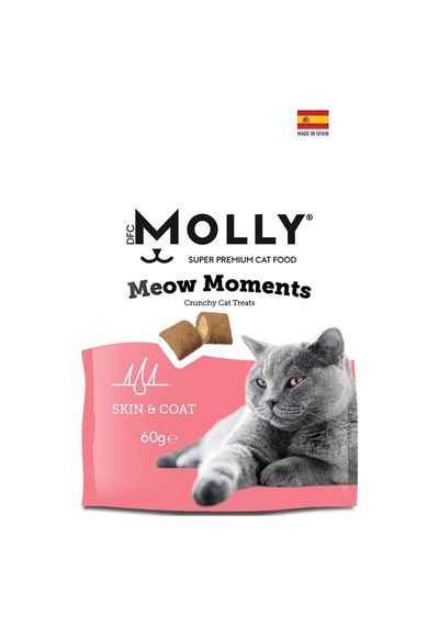 Molly Meow Moments Deri Ve Tüy Bakımı Kedi Ödül Maması Skin & Coat 60 Gr