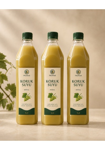 Promar Ekşi Koruk Suyu 3 x 1 L
