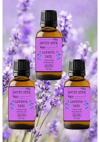 Saf Lavanta Uçucu Yağı 3 X 20 Ml 20 ML