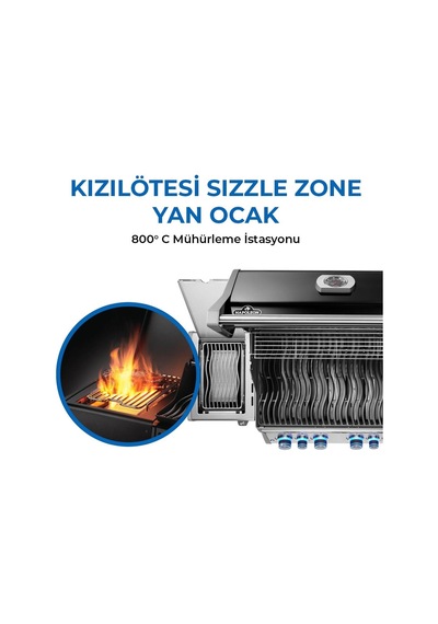 Rogue Pro S 525 Rsıb Gazlı Mangal Siyah