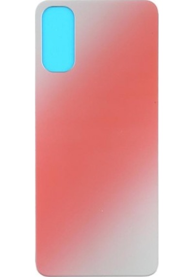 Teknonet Oppo Reno 4 Uyumlu Batarya Kapağı - Beyaz Beyaz