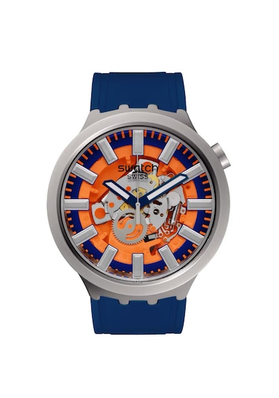 Swatch Sb07s114 Orange In The Works Erkek Kol Saati