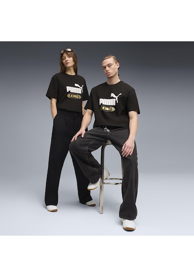 Puma Future Archive King Unisex Siyah Günlük Stil T-shirt 63440601 Siyah