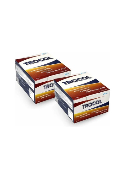 Trocol Glukozamin Kolajen Hyaluronic Acid 60 Şase x 2 Adet