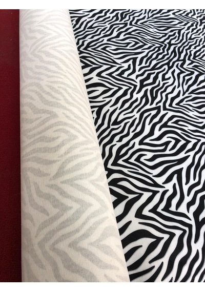 Enesar Home Zebra Desen Dijital Baski Döşemelik Kumaş 100 x 140 cm