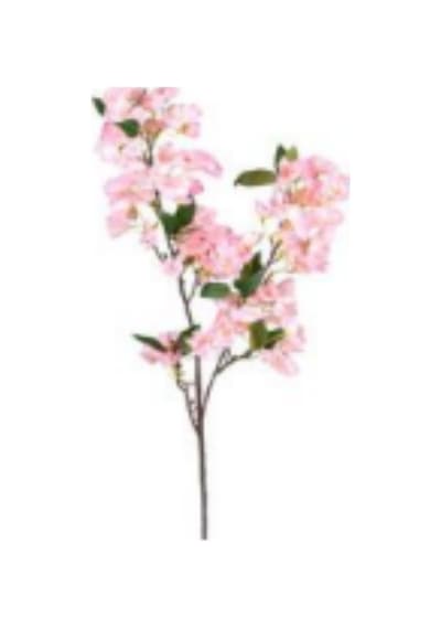 Yapay Bahar Dalı - Kiraz Çiçeği Pembe 90 Cm. Çok Renkli