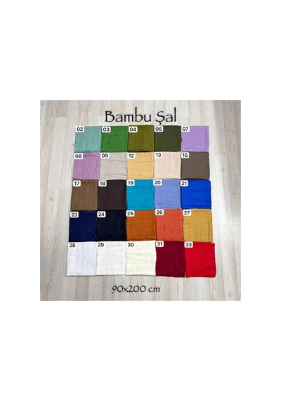 Myreal Bambu Kraş Şal - Ütü Gerektirmeyen Doğal Doku 90x200 Cm Antrasit-Gri