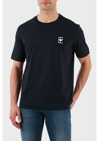 Emporio Armani Erkek T Shirt Em001068 Af12926 Ub118 Lacivert Lacivert