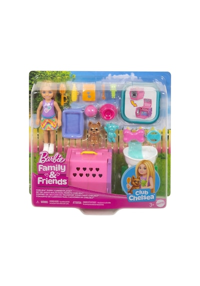 Barbie Jdf89 Chelsea Köpekçiğin Taşıma Çantası Oyun Seti
