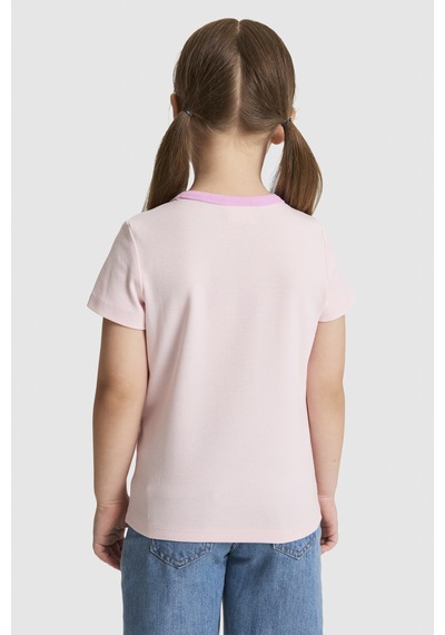 U.S. Polo Assn. Kız Çocuk Açık Pembe Tişört 50325635-vr078 Acık Pembe