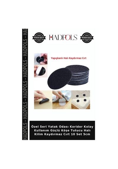Özel Seri Yatak Odası Koridor Kolay Kullanım Güçlü Köşe Tutucu Halı Kilim Kaydırmaz Cırt 10 Set 5cm