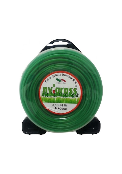 Nylgrass Yeşil Yuvarlak Tırpan Misinası 3.5 Mm 44 Mt