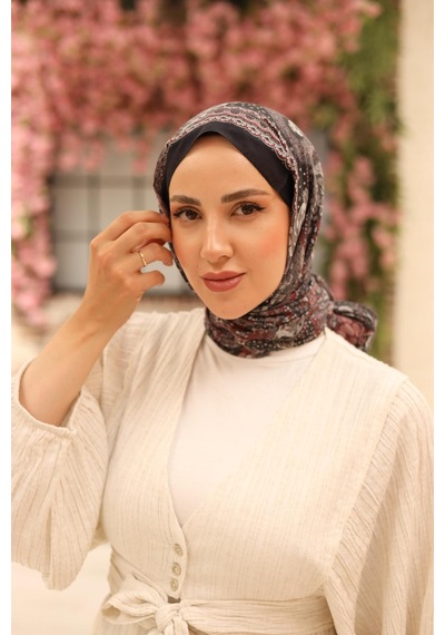 Silk Home Nariya Şal 90001-13 Bordo