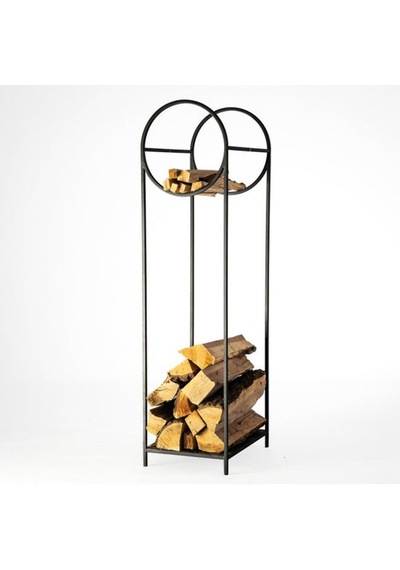Dekoratif Metal Şömine Odunluk Minimalist