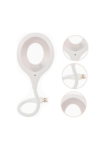 Powermaster Portatif Akrobatik 20 Smd Ledli Usb Gece Kitap Okuma Çalışma Lambası Powerbank Uyumlu Diğer