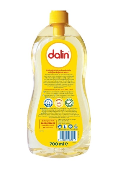 Dalin Bebek Şampuanı 700 Ml + 100 Ml Bebek Yağı 2 Li X 4 Set Tüm Saç Tipleri