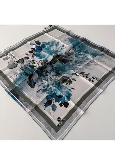 Vissona Twill İpek Eşarp Ipk4607-27328 Çok Renkli