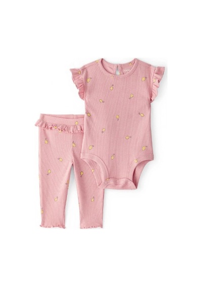 Carter's Kız Bebek Body Pantolon Set 1u270010 Pembe