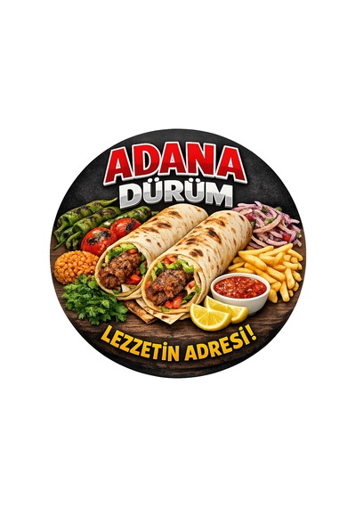 Mayeka Adana Dürüm Temalı Kebapçılar Restoranlar Lokantalar İçin Ahşap Duvar Kapı Dekoratif Süs Tablo 2
