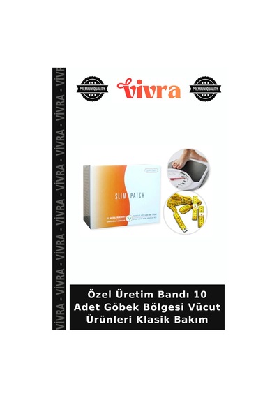 Özel Üretim Bandı 10 Adet Göbek Bölgesi Vücut Ürünleri Klasik Bakım