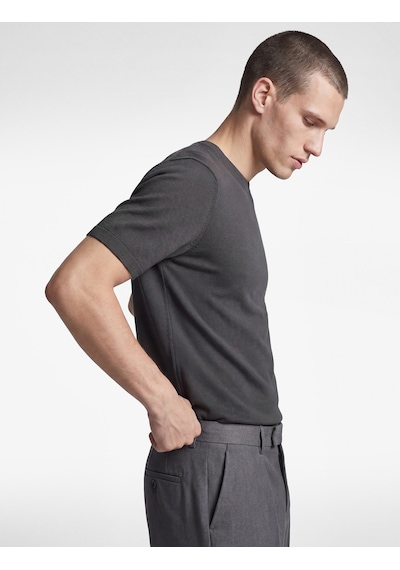 Koton Regular Fit Bisiklet Yaka Viskon Karışımlı Kısa Kollu Basic Triko Tişört Antrasit 6sam70052ht Koton Regular Fit Bisiklet Yaka Viskon Karışımlı Kısa Kollu Basic Triko Tişört Antrasit 6sam70052ht
