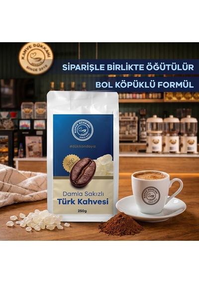 Damla Sakızlı Türk Kahvesi 250gr Hazır