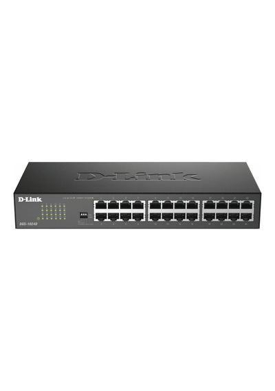 D-link Dgs-1024d Gigabit Ethernet Anahtarı 24 Port, 10/100/1000 Mbit/s, Kolay Tak Ve Çalıştır Kurulumu, Fansız