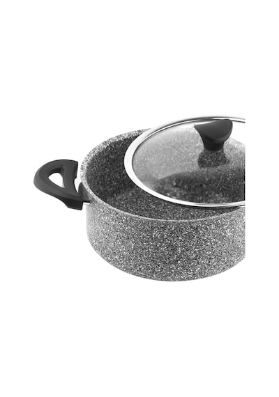 Taç Ultra Granit 24 CM Derin Tencere Taç Tencere Taç Granit Yemek